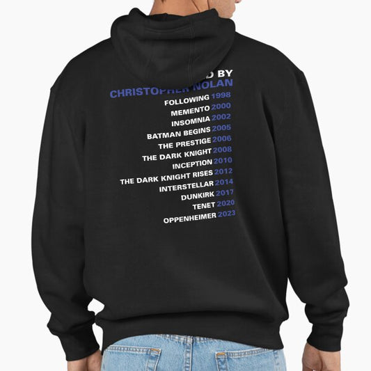 Christopher Nolan - Director's Filmography Hoodie