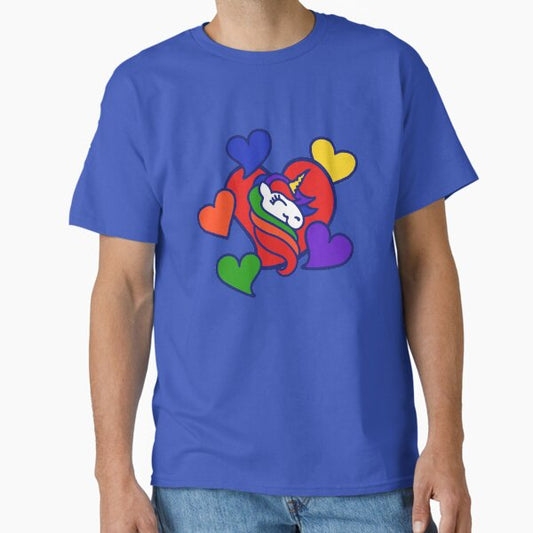 Cute Unicorn Love T-Shirt
