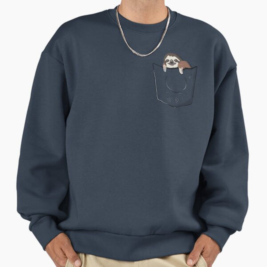 Sloth in a pocket Sweatshirt