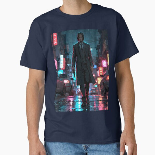 John Wick anime style fan art T-Shirt