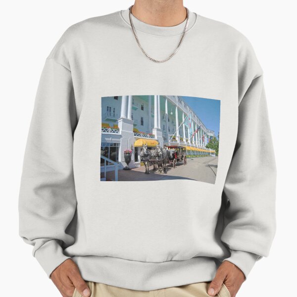 Carriage at the Grand Hotel, Mackinac Island, Michigan Sweatshirt