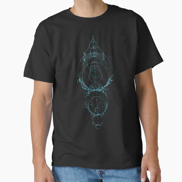 Sacred Geometry of the Moon Phases T-Shirt