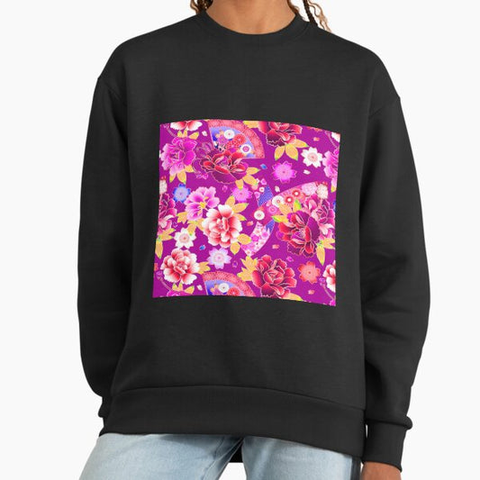 Flowers and fans Sweatshirt