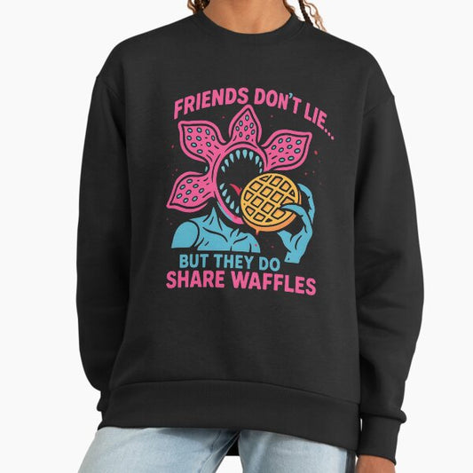 Demogorgon Eggos Fanart Shirt | Netflix Inspired Retro Horror Tee Sweatshirt