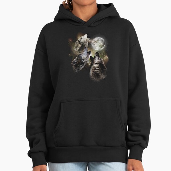 Direwolf Brothers Howling at Full Moon Hoodie