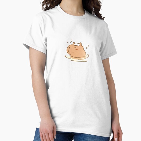Capybara relaxing in a hot spring T-Shirt