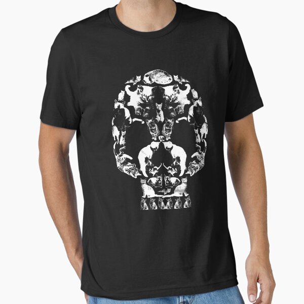 Cat skull death kitten ghost T-Shirt