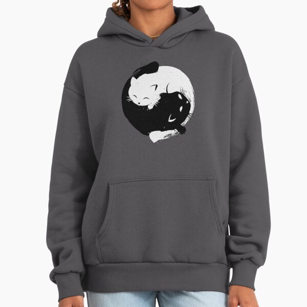 Yin yang cat Hoodie