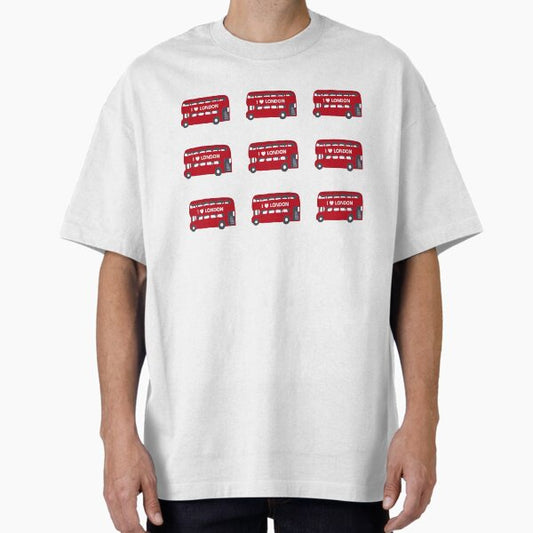 London red bus pattern | London | London bus T-Shirt