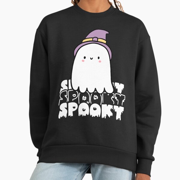 Cute Spooky Witch Ghost | Fun Retro Halloween Sweatshirt