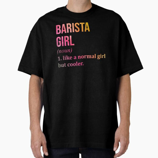Barista Girl Definition Barista in Watercolor T-Shirt