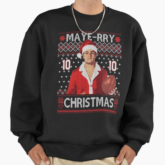 Drake Maye Merry Christmas Sweatshirt