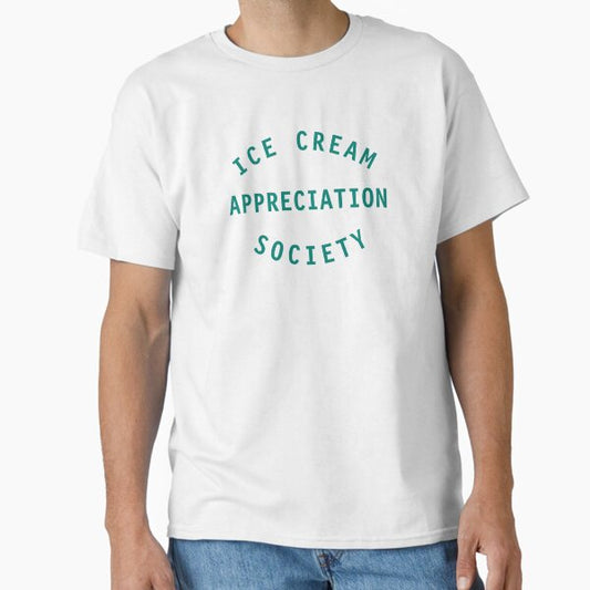 Ice Cream Appreciation Society Quote Art T-Shirt
