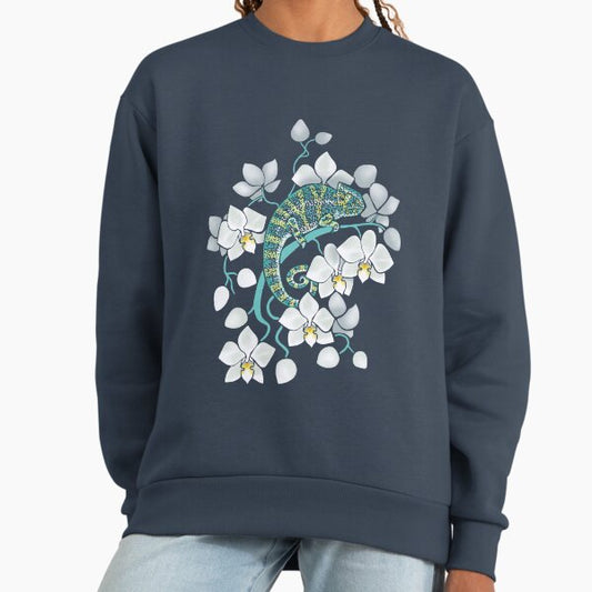Chameleons and orchids Sweatshirt