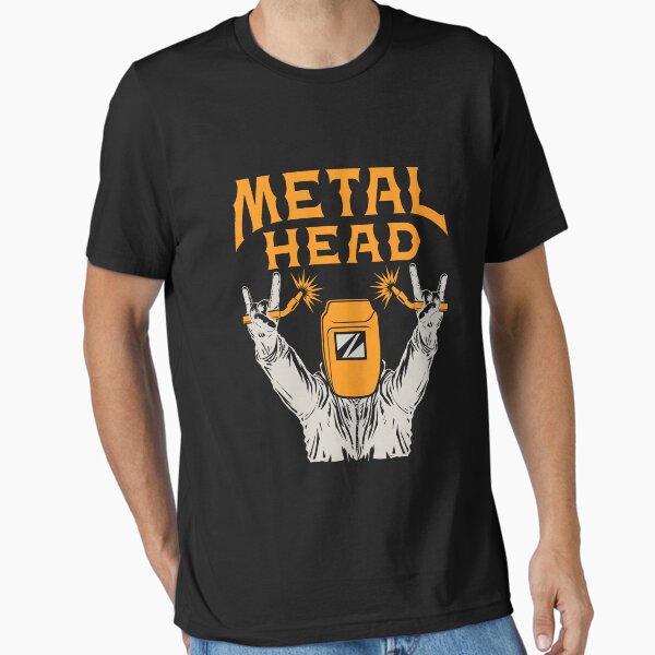 Metal Head Funny Welder Welder's Helmet T-Shirt