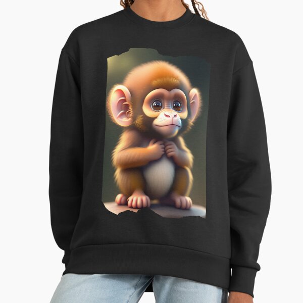 Cute animals, animal,animals,legendary animals, cute monkey Sweatshirt