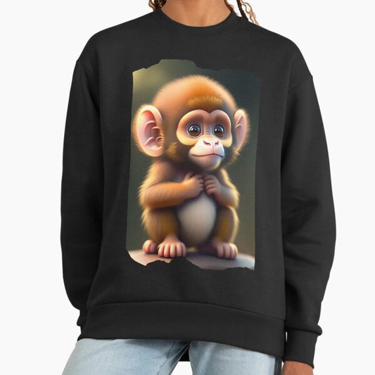 Cute animals, animal,animals,legendary animals, cute monkey Sweatshirt