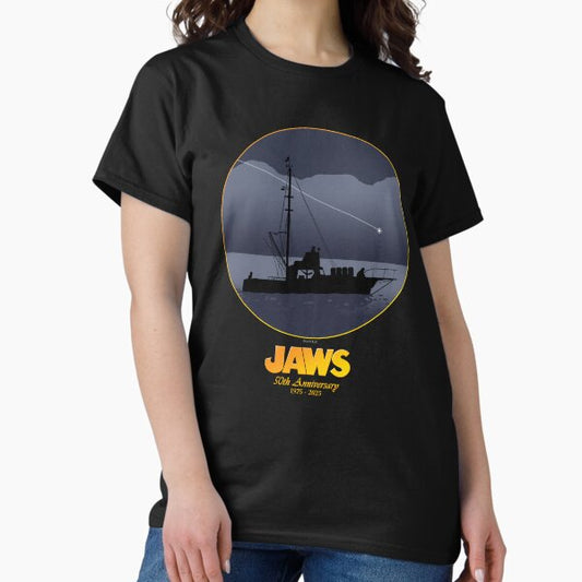 Jaws 50th Anniversary - Shooting Star (Gold Variant) T-Shirt