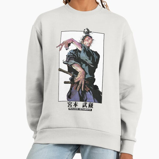 Musashi miyamoto-Art colored panel collection Sweatshirt