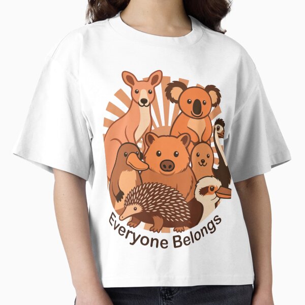 Orange Harmony – Australian Animal Friends T-Shirt