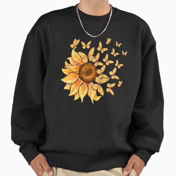 Sunflower and Butterfly Sweatshirt