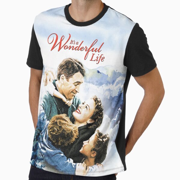 It's a Wonderful Life scene Graphic T-Shirt