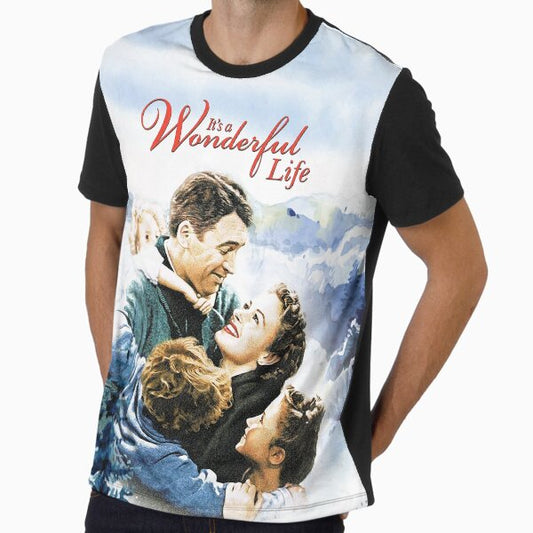 It's a Wonderful Life scene Graphic T-Shirt