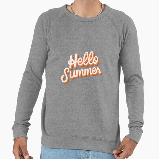 Hello summer Lightweight Sweatshirt