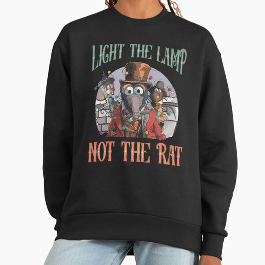 Muppet Christmas Carol Light The Lamp Not The Rat Sweatshirt