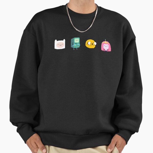 Adventure Time - pixel pattern Sweatshirt