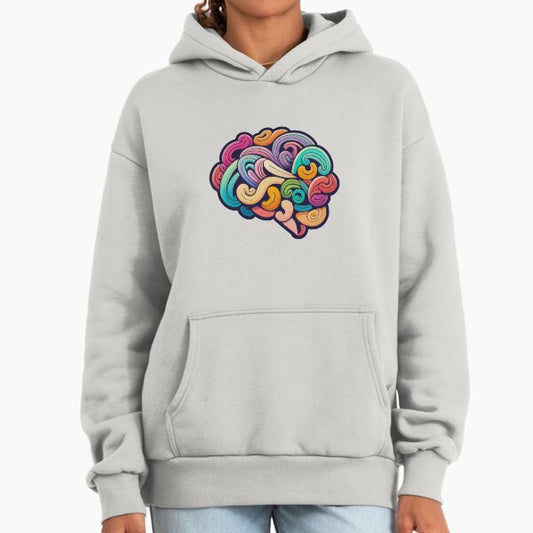 Artistic Brain Creativity Abstract Design Hoodie
