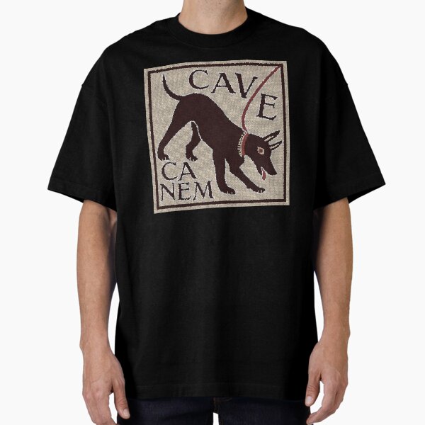 Beware of Dog "Cave Canem" Greco-Roman Mosaic T-Shirt