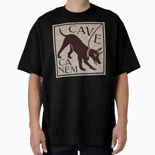 Beware of Dog "Cave Canem" Greco-Roman Mosaic T-Shirt