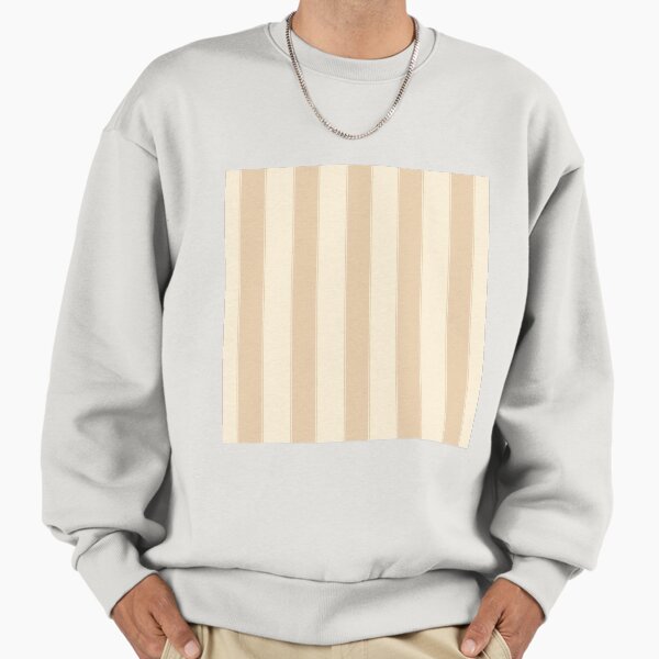 Light Brown And Dark Brown Stripes Pattern Sweatshirt