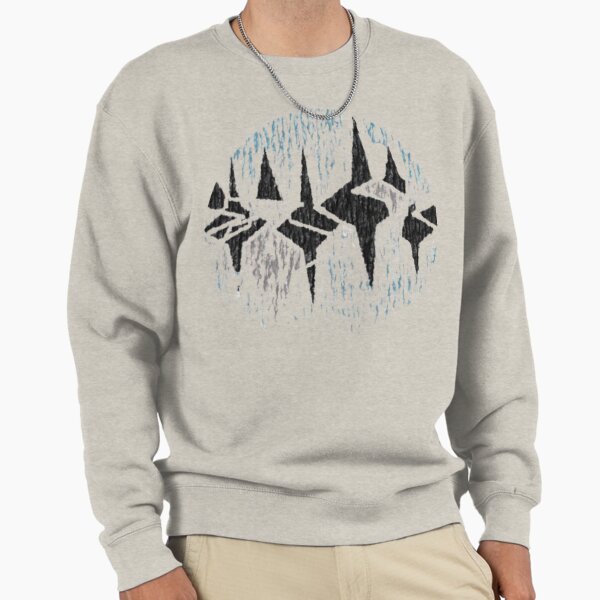 Diamonds Bark Round Abstract design Sweatshirt