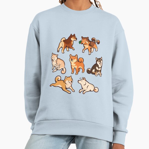 Shibes in blue Sweatshirt
