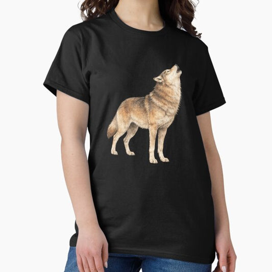 Wolf Illustration T-Shirt