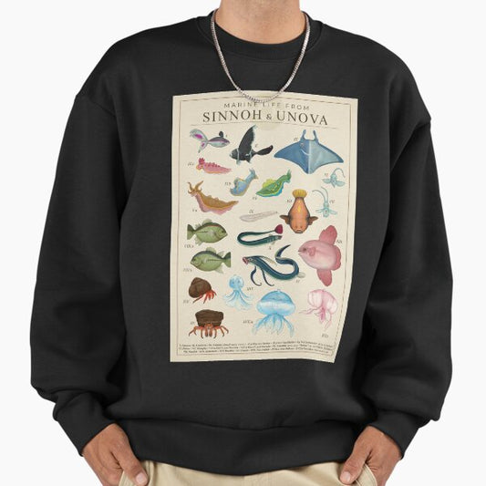 Marine Life from Sinnoh & Unova Sweatshirt