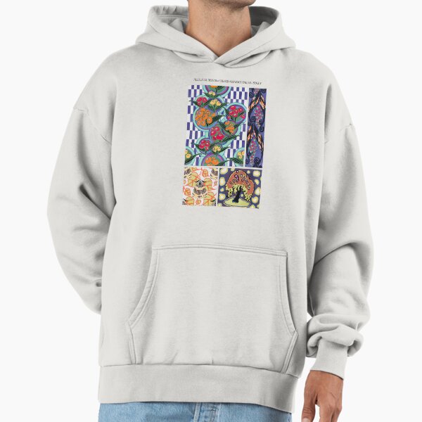 Art Deco Art Nouveau Bright Floral Patterns Hoodie