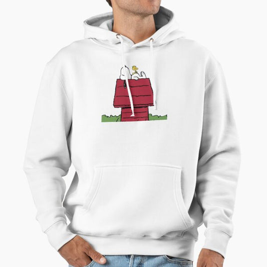 Snoopy & Woodstock – Chill on the Doghouse Roof Hoodie