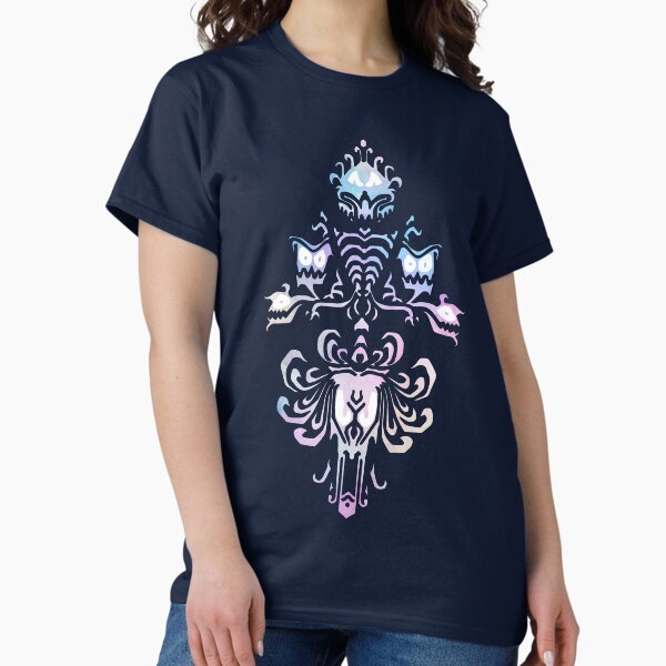 Watercolor Single Haunted Mansion Wallpaper T-Shirt