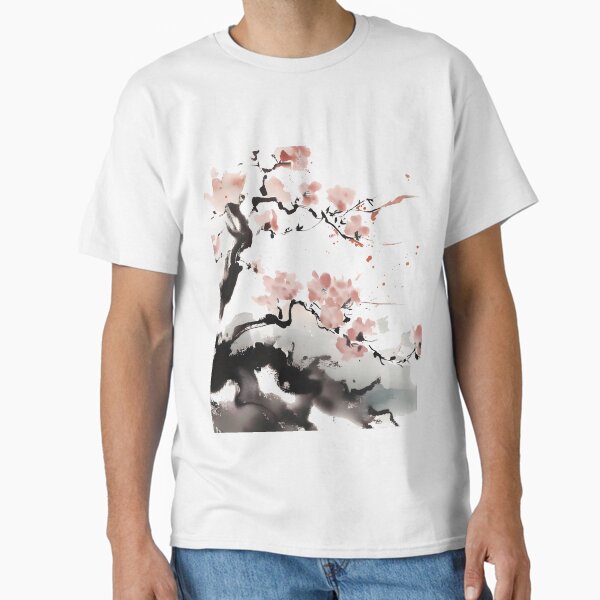 Cherry blossom with Japanese ink T-Shirt