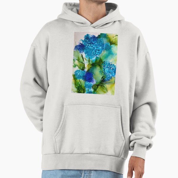 Hydrangea Blue Hoodie