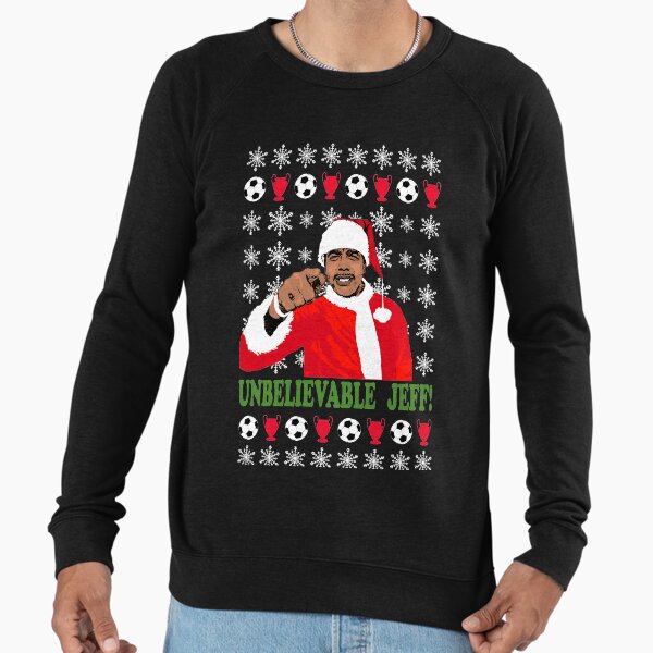 Funny Chris Kamara Christmas Jumper Football Gift Lightweight Sweatshirt