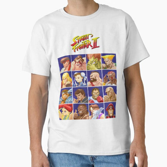 Street Fighter II Select Character T-Shirt