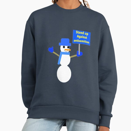 Snowman against antisemitism Sweatshirt