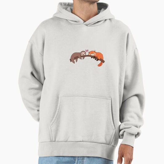 Sloth and Red Panda Love Hoodie
