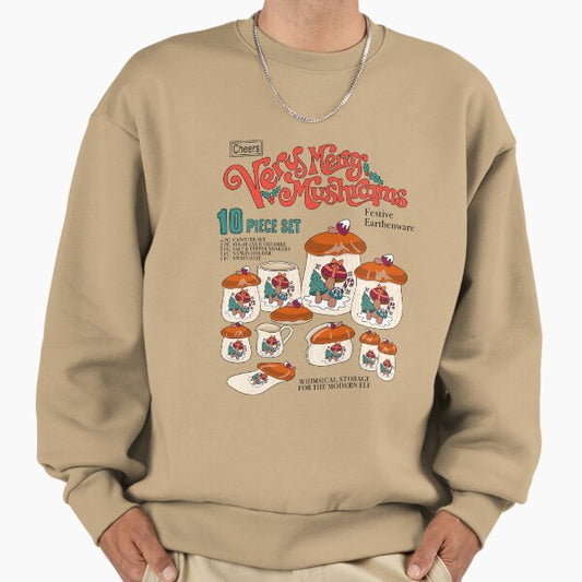 Very Festive Mushrooms Sweatshirt