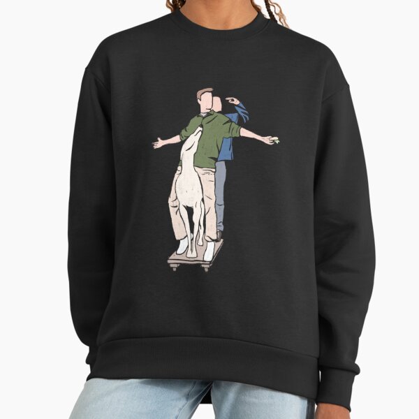Chandler Joey and Dog Sticker Sweatshirt