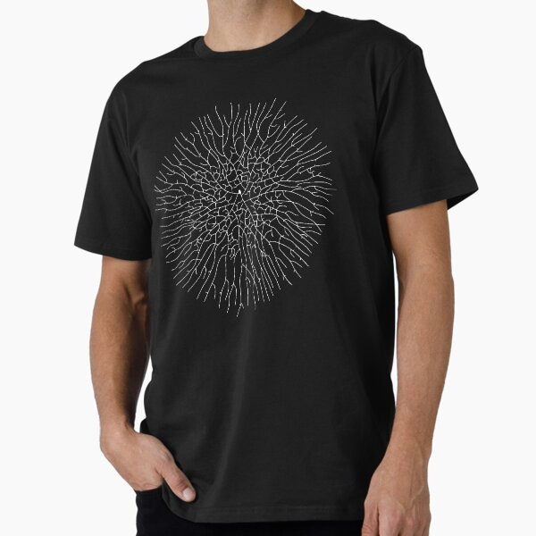 Mycelium mushroom mycology fungi network design pattern Premium T-Shirt